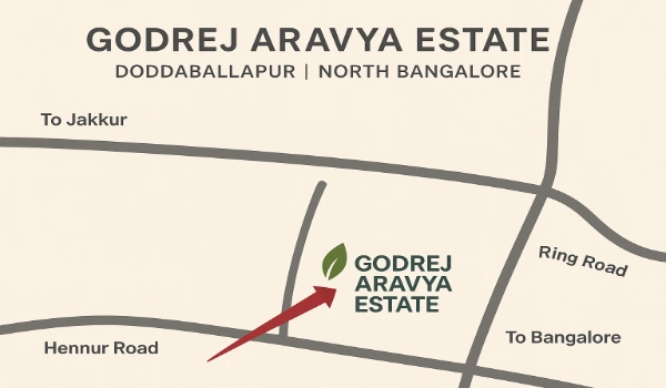 Featured Image of Godrej Aravya Estate Direction
